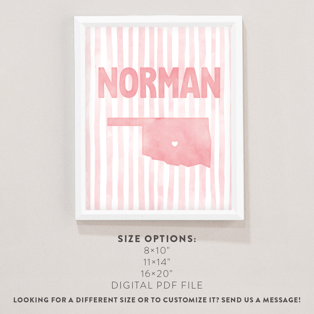 Norman, Oklahoma Poster