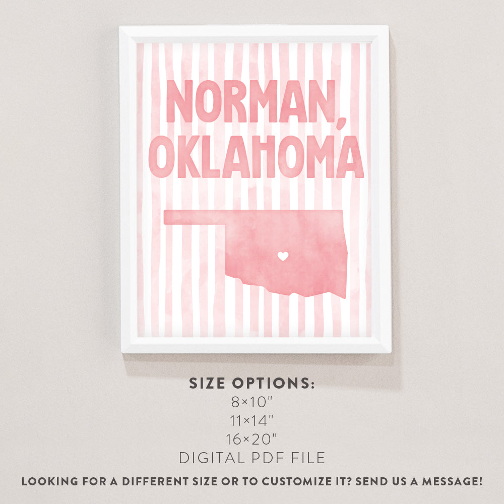 Norman, Oklahoma Poster