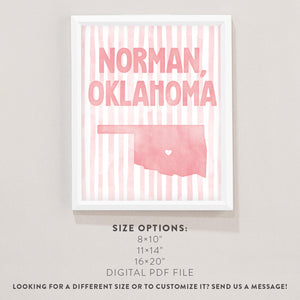 Norman, Oklahoma Poster