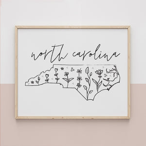 north carolina poster