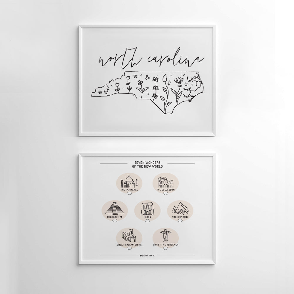 north carolina posters