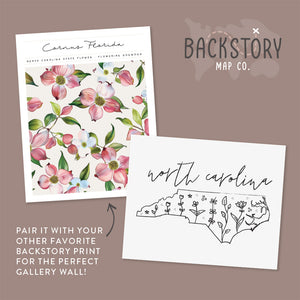 north carolina wall art