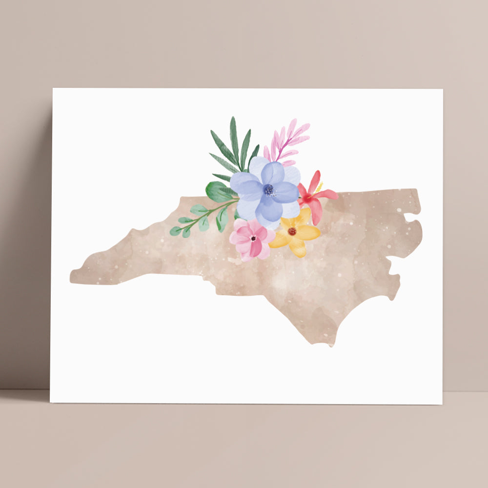 map of north carolina