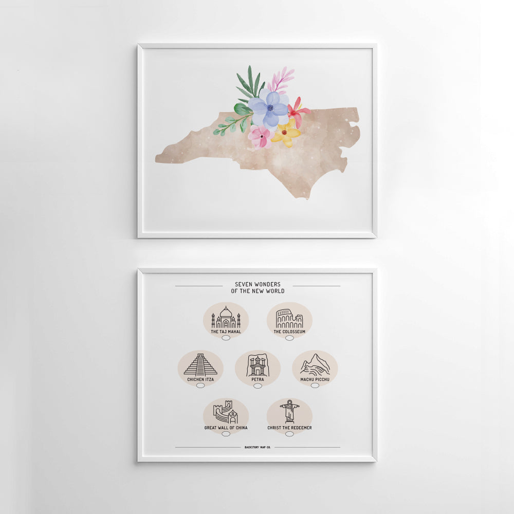 north carolina poster