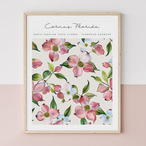 north carolina state flower flowering dogwood