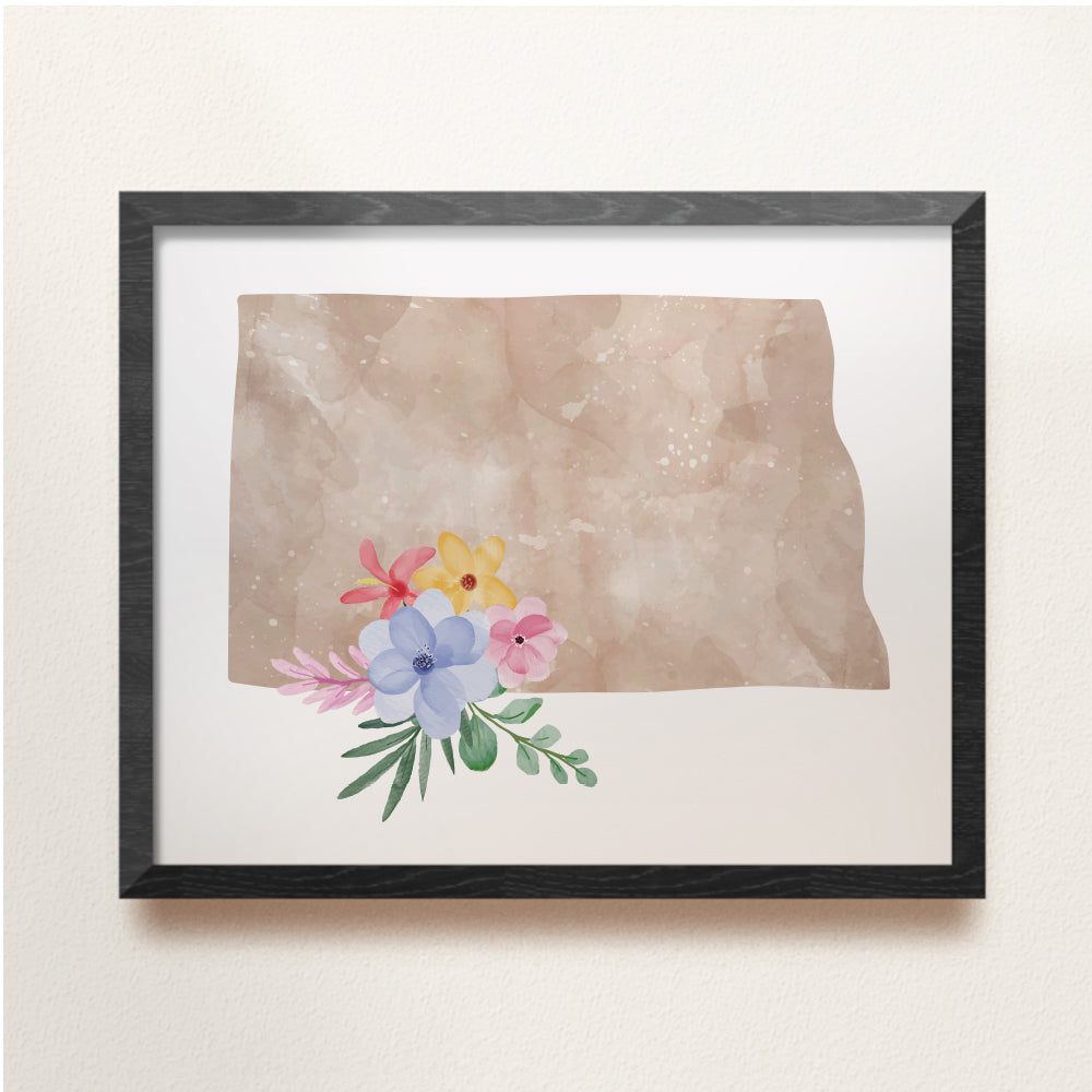 floral art print