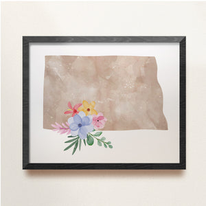 floral art print