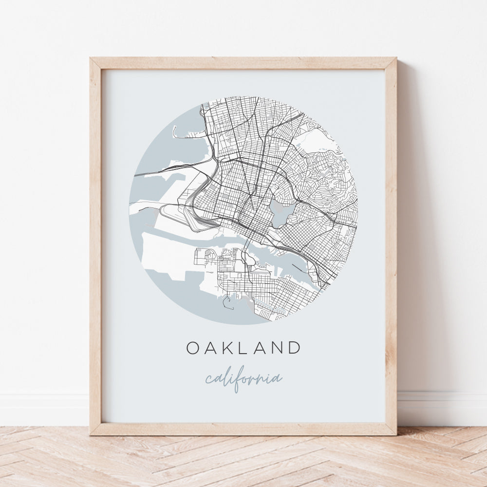 oakland california map