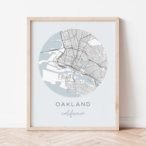oakland california map