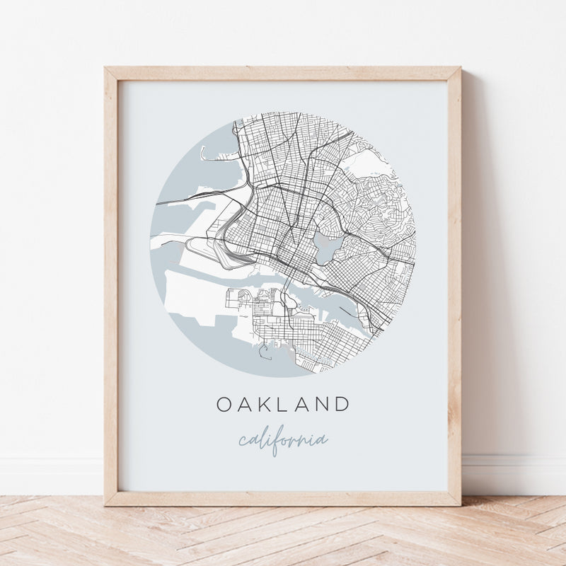 oakland california map