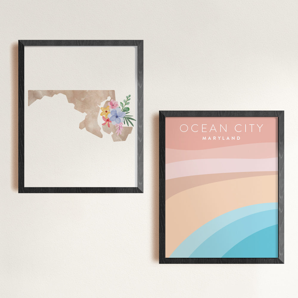 cute maryland art prints