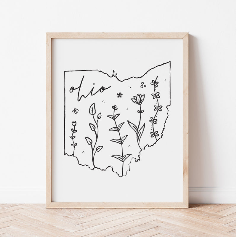 ohio outline