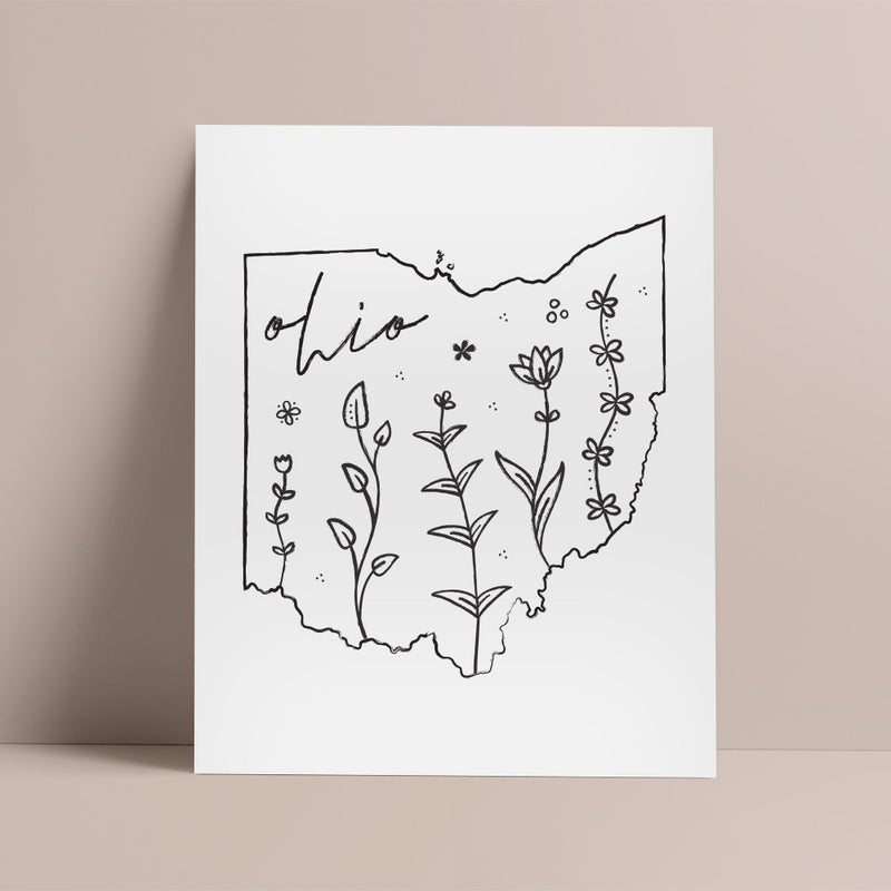 ohio outline