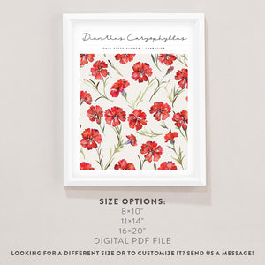 ohio state flower wall art