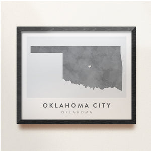 oklahoma city art print