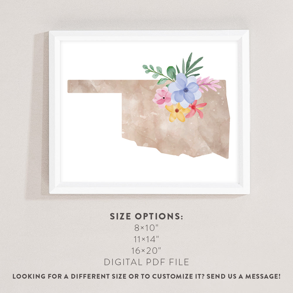 floral wall art oklahoma