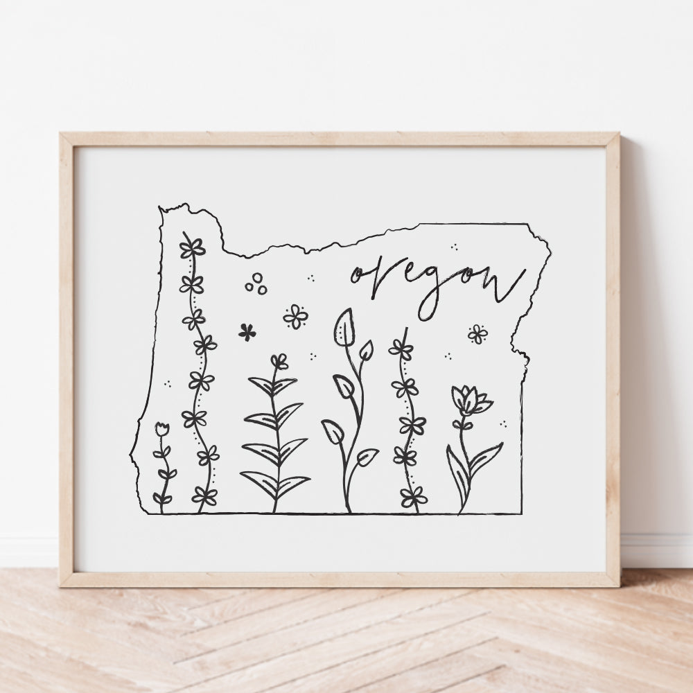 oregon wall art