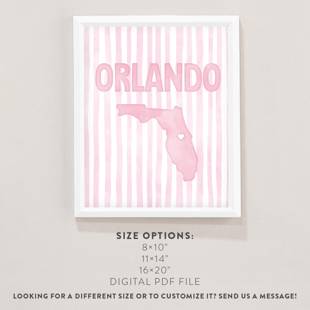 cute orlando poster
