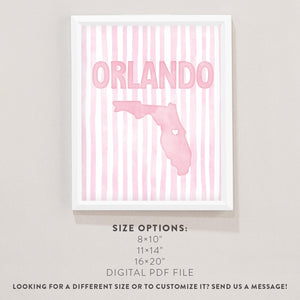 cute orlando poster