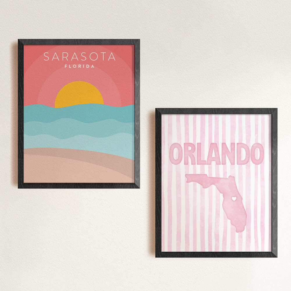 cute orlando art print