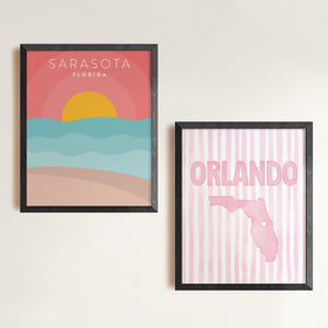 cute orlando art print