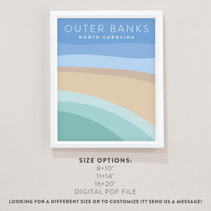 outer banks nc poster