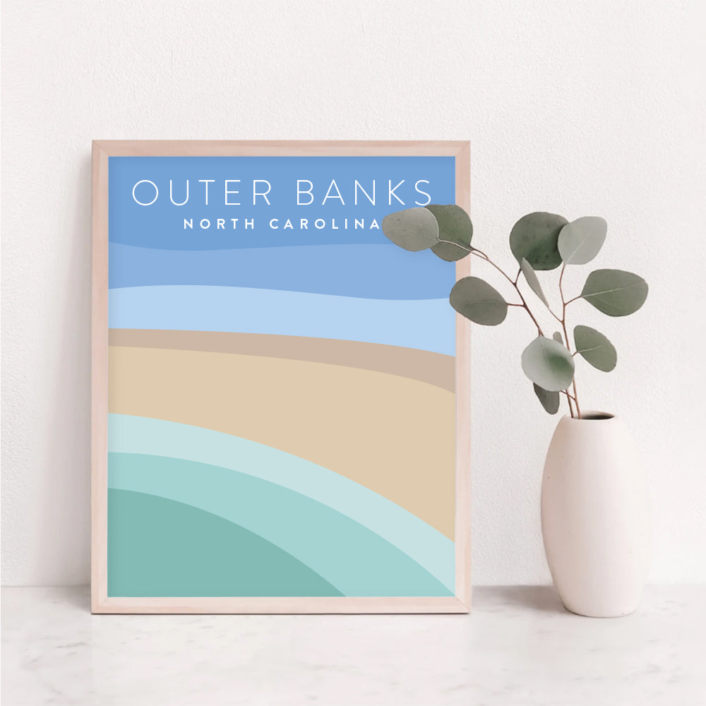 outer banks wall art