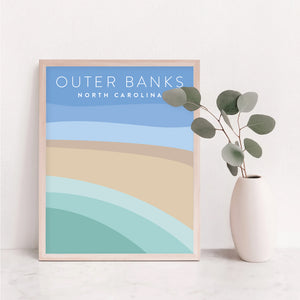 outer banks wall art