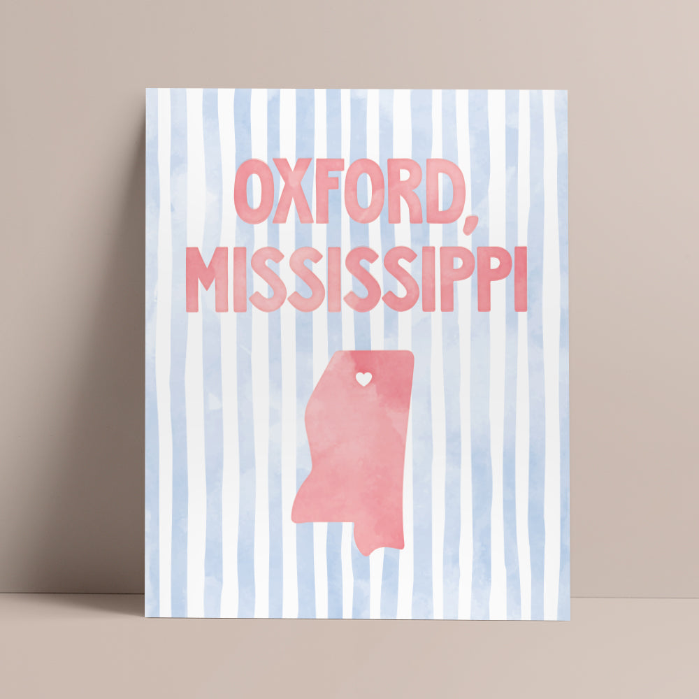 Oxford, Mississippi Poster