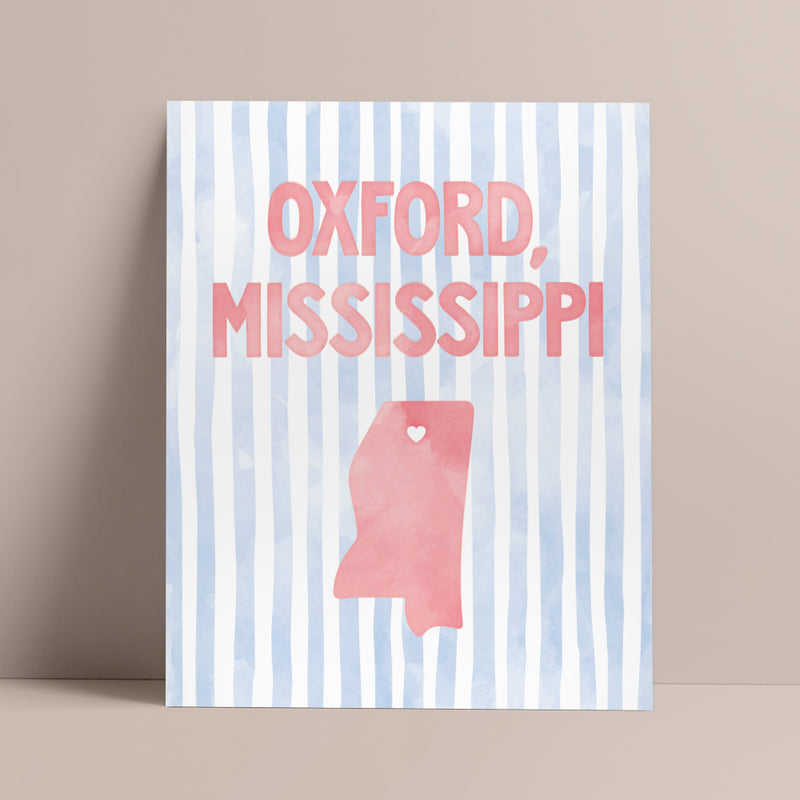 Oxford, Mississippi Poster