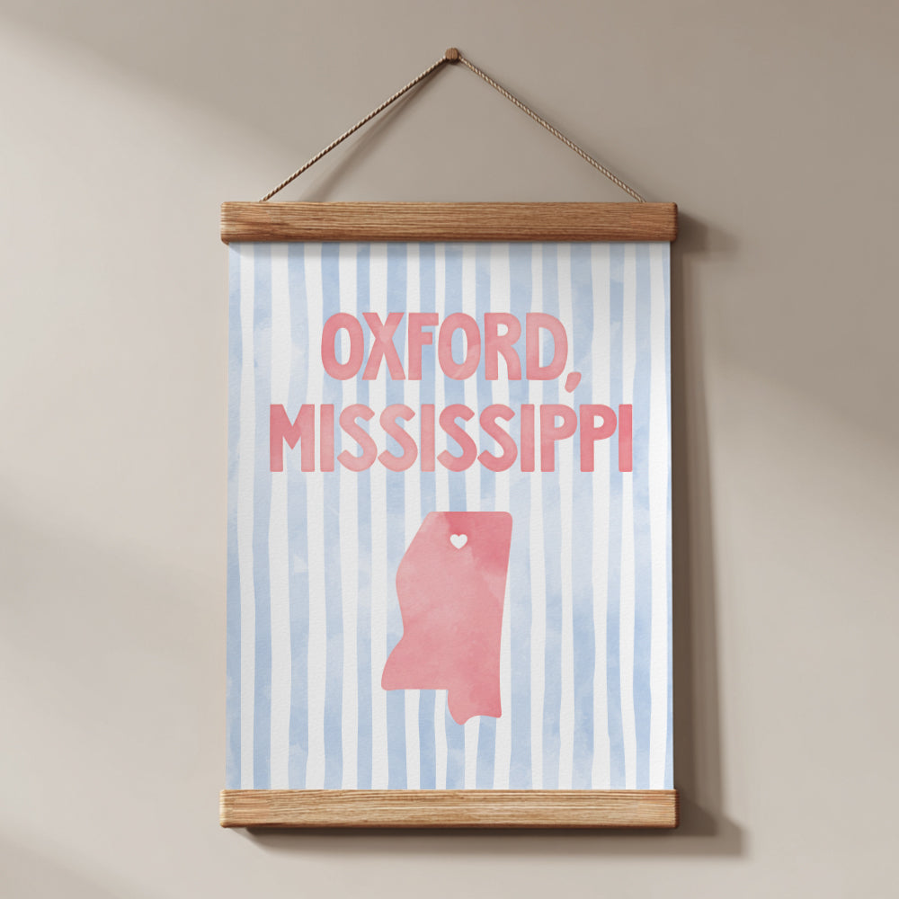Oxford, Mississippi Poster