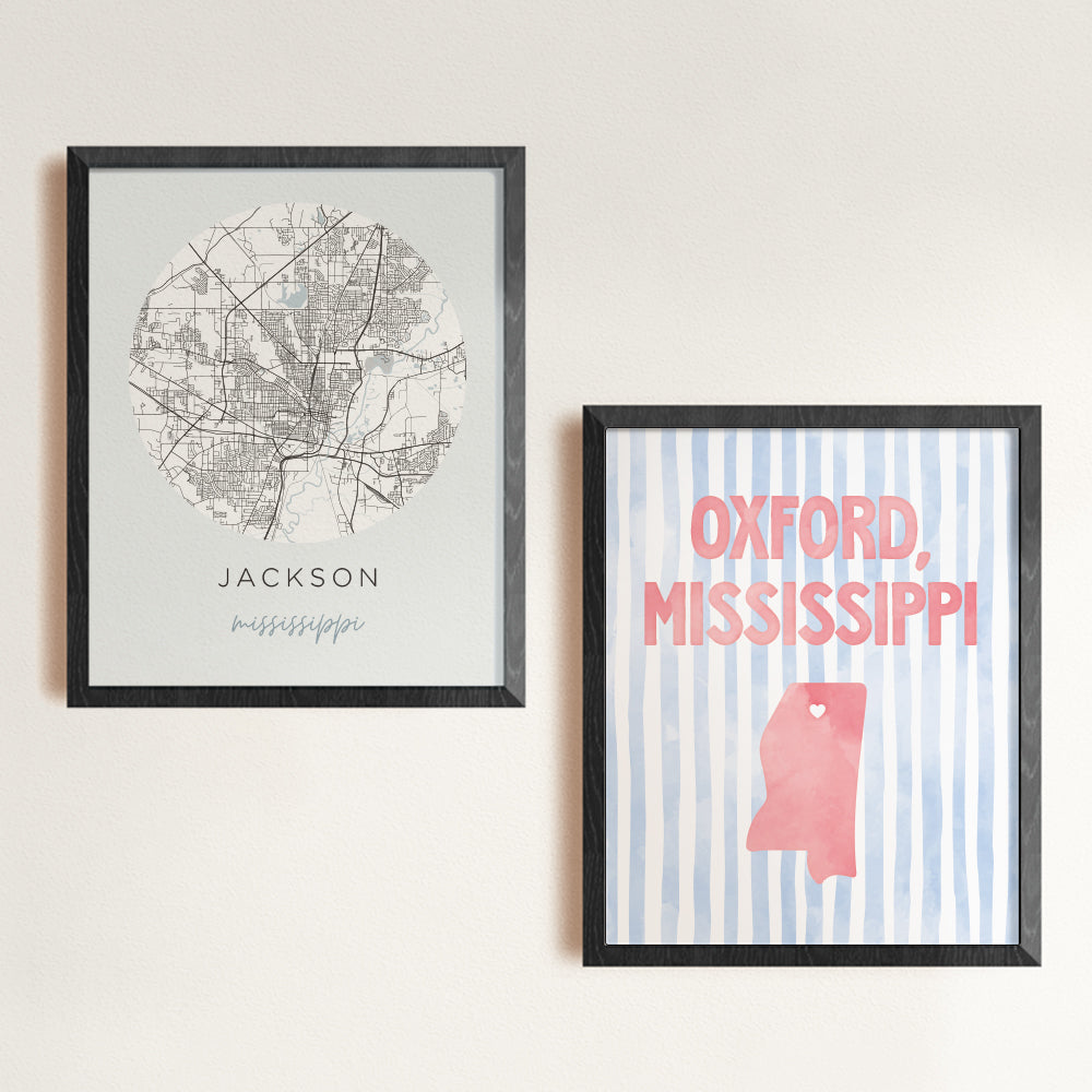 Oxford, Mississippi Poster