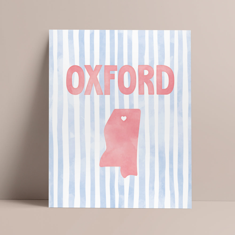 Oxford, Mississippi Poster