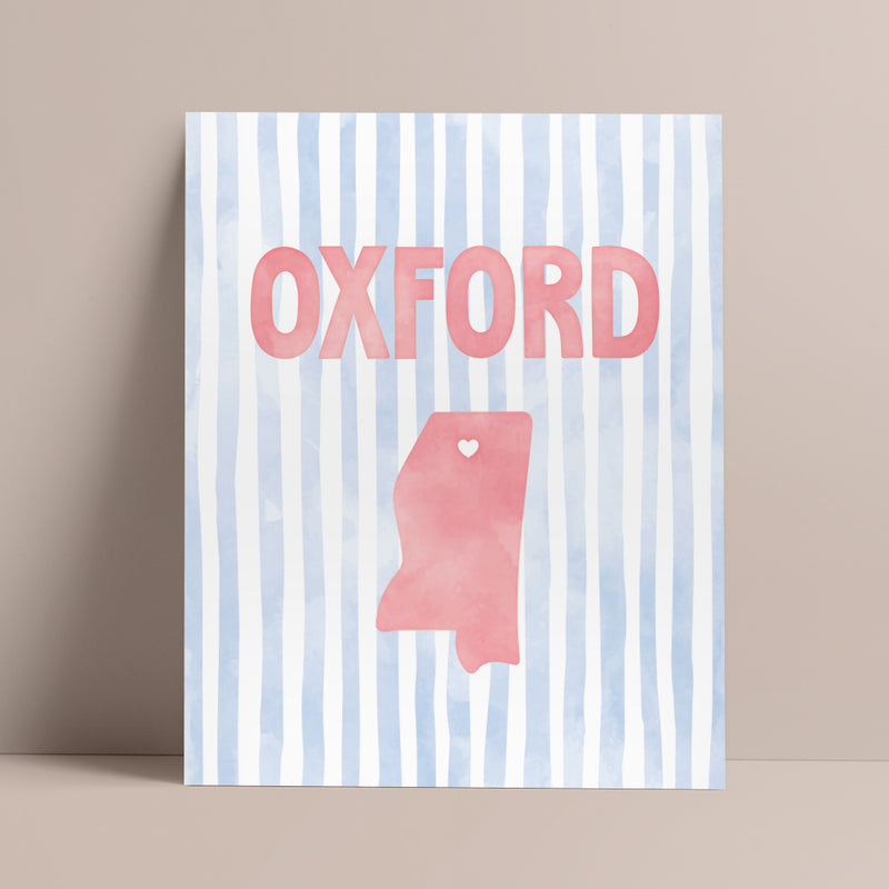 Oxford, Mississippi Poster
