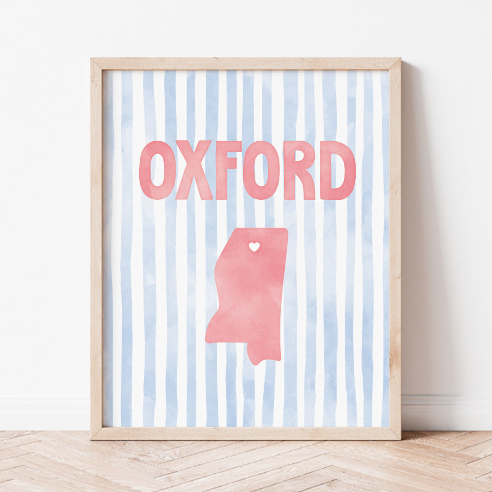 Oxford, Mississippi Poster