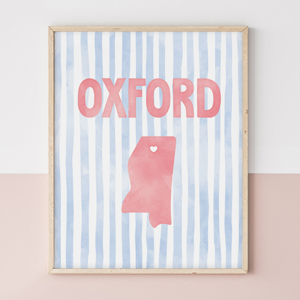 Oxford, Mississippi Poster