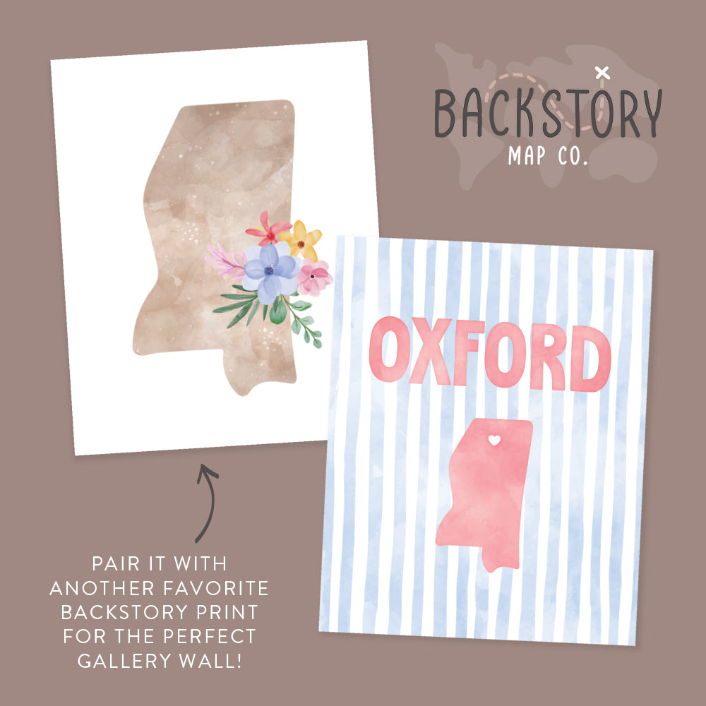 Oxford, Mississippi Poster
