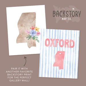 Oxford, Mississippi Poster