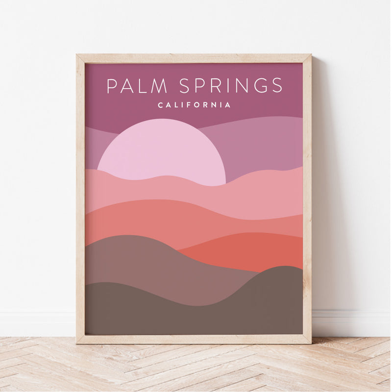 palm springs map
