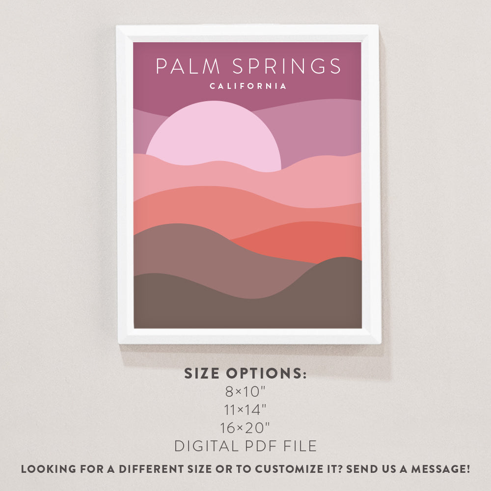 palm springs wall art