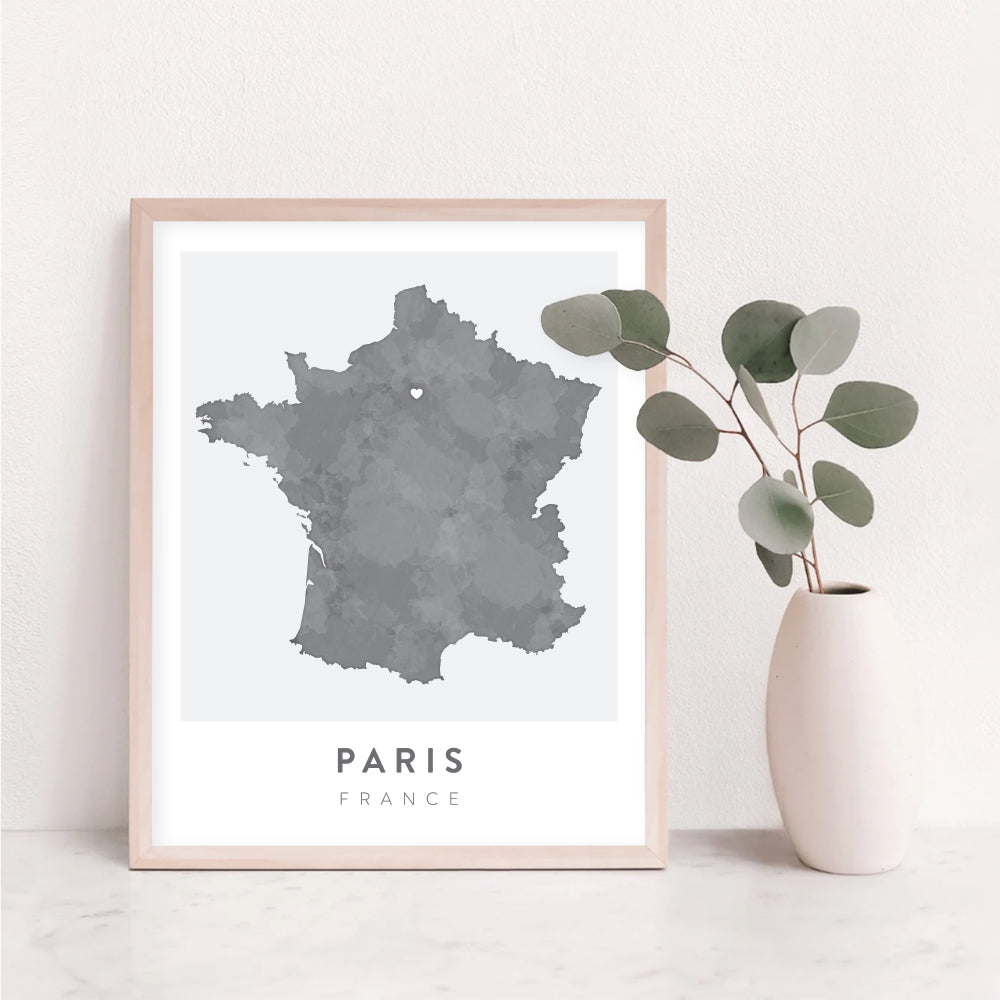 black and white paris wall art