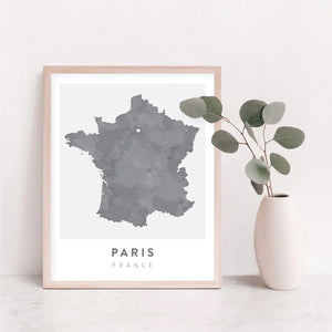black and white paris wall art