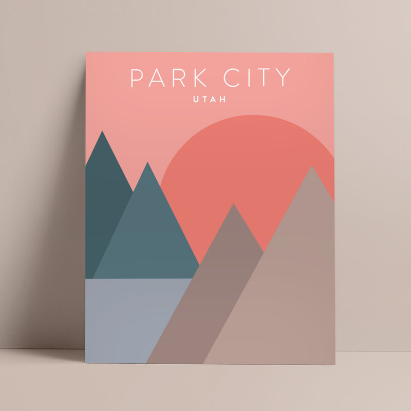 park city utah poster
