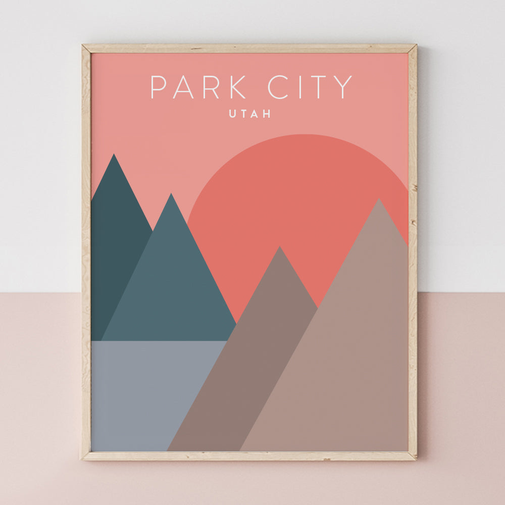 park city utah art print