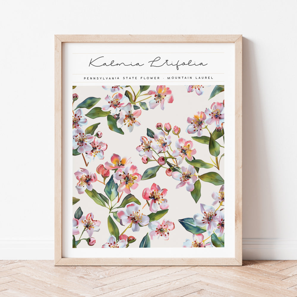 pennsylvania state flower wall art