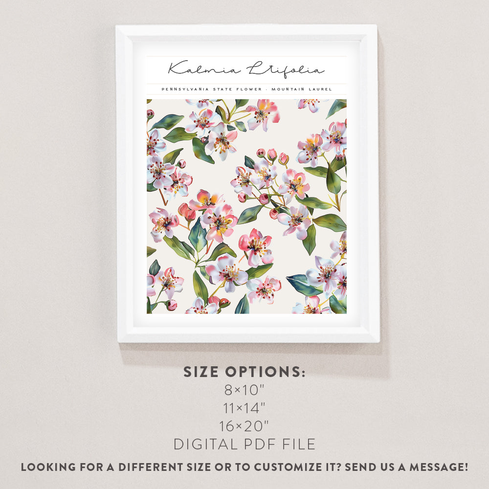 pennsylvania state flower wall art