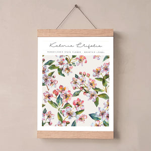 pennsylvania floral art print
