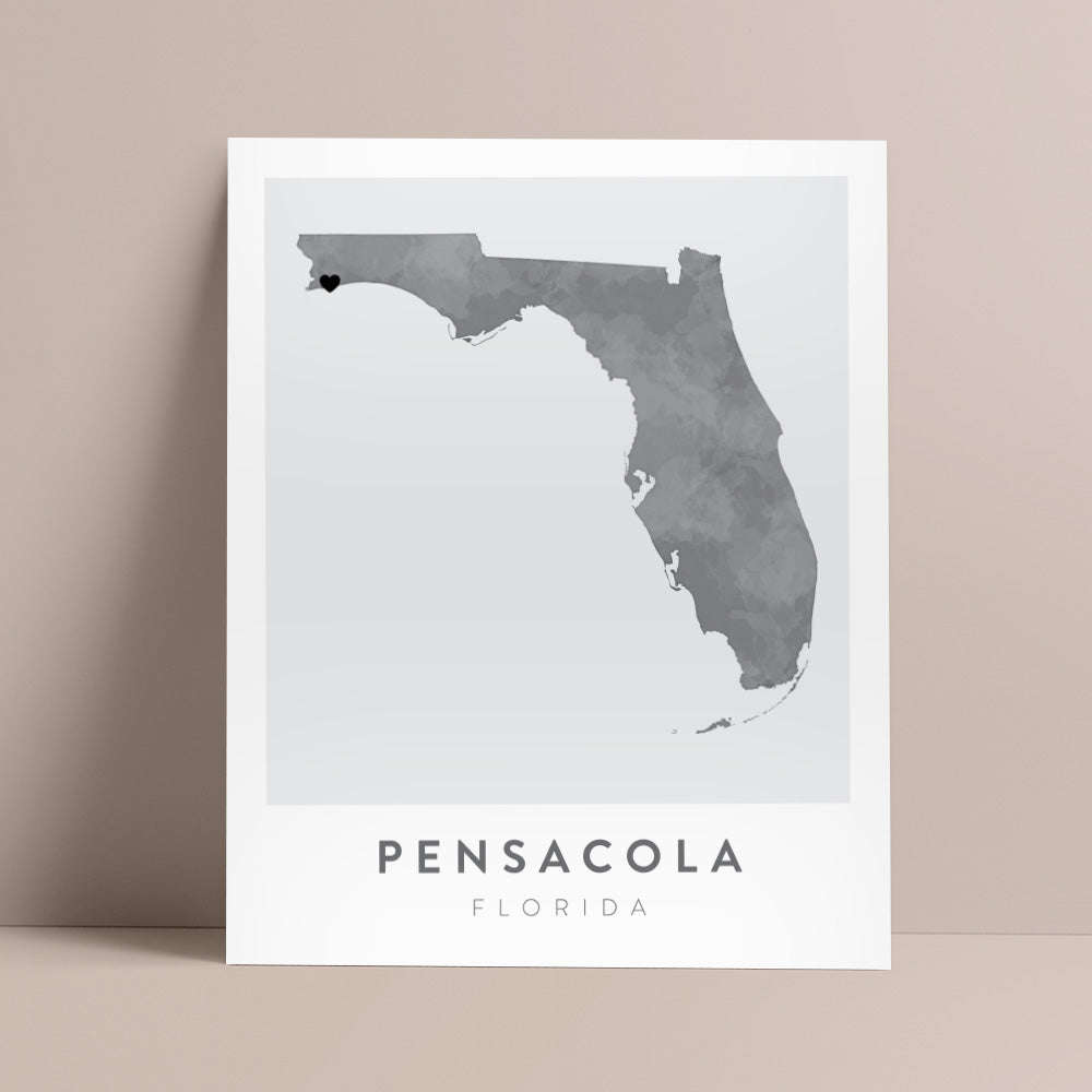 pensacola florida map