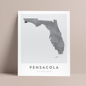 pensacola florida map