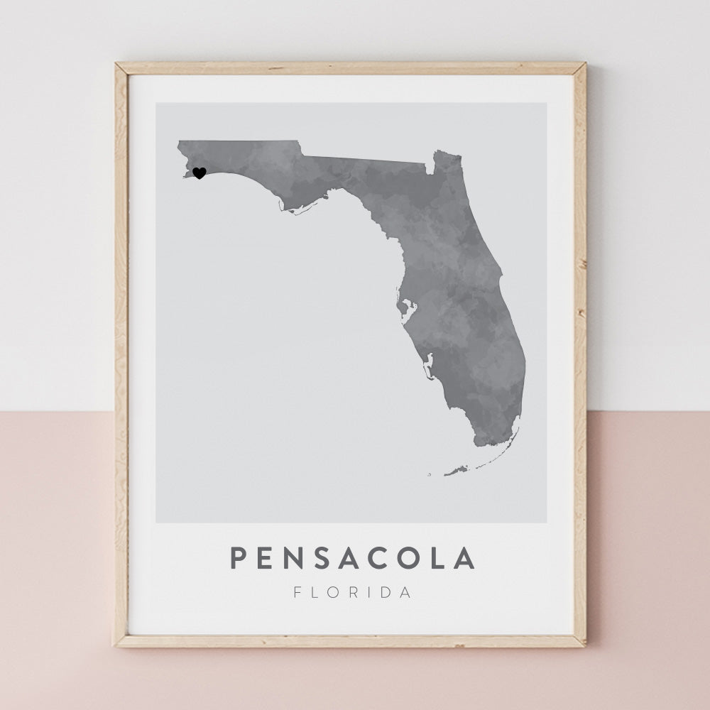 map of pensacola florida